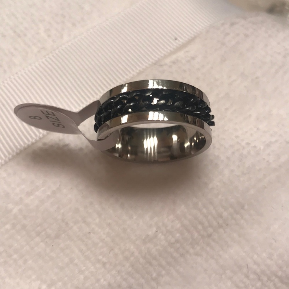 New ring size 8 stainless steel